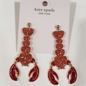 Kate Spade Love Lobster Earrings